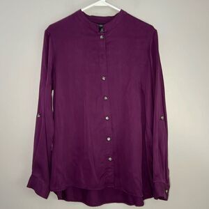 Monterey Bay Purple Long Sleeve Button Down